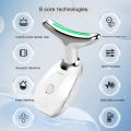 New Neck Face Lifting Massager EMS Skin Tighten Device  multicolor Color Light LED Photon Therapy Neck Wrinkle Remover ES-1081 Beauty Tools(ES-1081). 