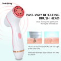 Sutuiying 3 in 1 Electric Facial Cleansing Brush Silicone Rotating Face Hot Selling cleanser Brush Deep Cleaning brush Waterproof Facial Massager. 