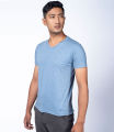 BHU Mens' Staple V-Neck Cotton T-shirt. 