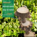 NAMUNY Bird Platform Perch Playground for Parakeet, Cage Natural Wood Play Stand Parrot Flat Perches for Medium Birds. 