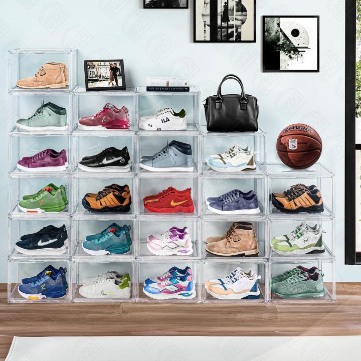 Stackable%20Sneaker%20Storage%20Box%20%E2%80%93%20Foldable%20with%20Magnetic%20Side%20Door%20-%20Image%202