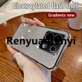 Renyuan Poko F6pro M6pro X6pro Luxury Glitter Case For Xiaomi Mi Poco X6 【2025 Version】 M6 F6 Pro 5g 4g Gradient Soft Silicone Plating Women Back Cover. 
