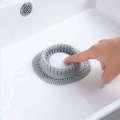 Floor Drain Catcher Silicone Sink Filter, Washbasin Anti Clogging Hair Blocker, Shower Bathtub Drinage Bathroom Accessories. 