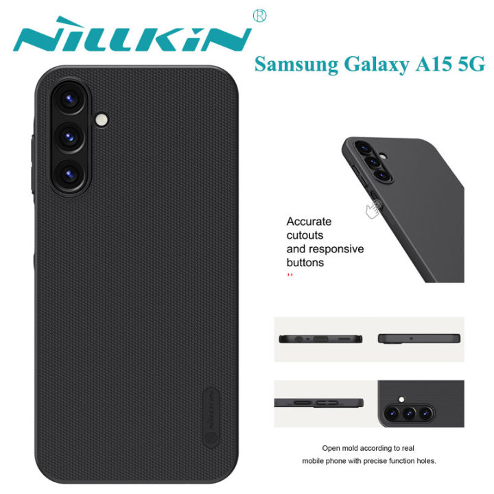 For Samsung Galaxy A15 5G Case Super Frosted Shield Hardcase Slim Matte Back Cover Casing samsunga15 casing