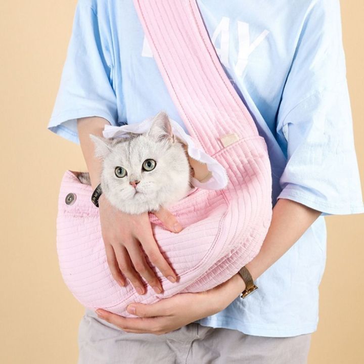 Portable%20Handmade%20Pet%20Backpack%20Comfortable%20Breathable%20Dog%20Bag%20Soft%20Cat%20Outing%20Bag%20Spring/Summer%20-%20Image%204