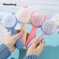 Wenefang 2Pcs/Set Cute Kids Baby Small Hair Brush and Comb Set for Newborns Toddlers Baby Brush Soft Bristles Baby Hair Care Gift. 