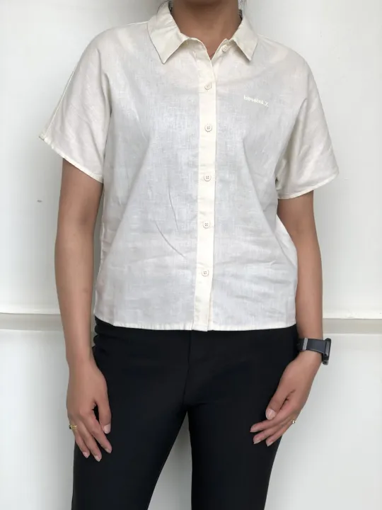 — Images High Quality Grahic bossini | Ladies Woven Shirts — Everyday Smart Casual Wear 252213005 ...