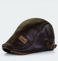 Casual Leather Skin Friendly Soft Classic Design Men's Flat Cap. 