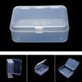 Plastic storage box Organized Transparent Plastic Transparent display case Multipurpose Square  square box for Home organization Jewelry display Craft storage Office supplies Travel storage. 