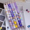 1PC Kawaii Cute Press Pen Cartoon Purple Planet 0.5mm Black Ink Gel Pens Student Writting Stationery Office School Supplies. 