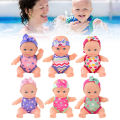 Oufeiton Float Swimm Doll Adorable Waterproof Swimm Doll with Movable Joints for Kids Perfect for Pool Bath Time Fun for Creative. 