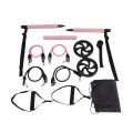 Pilates Bar Kit+Resistance Bands,Pilates Equipment Exercise Bar Pink. 