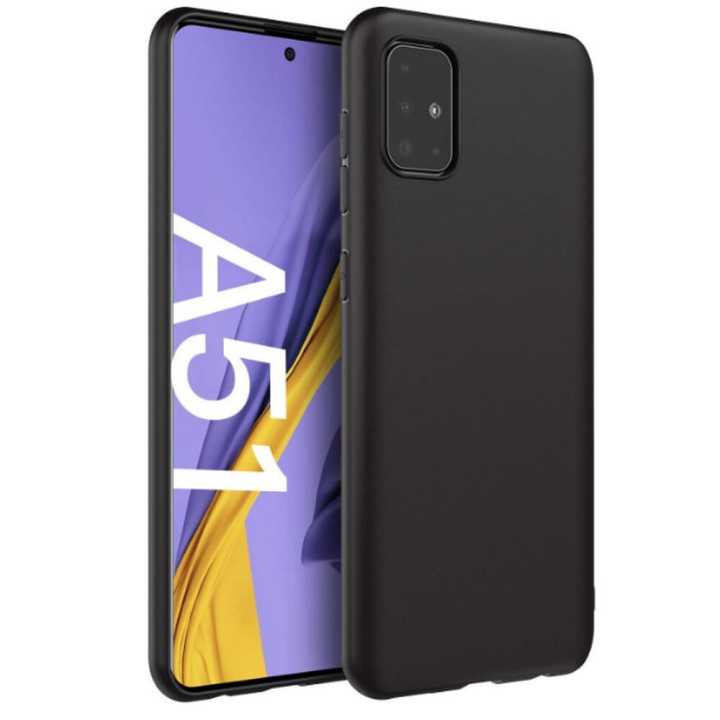 Samsung galaxy A51 Original Silicone Soft Cover Case -Microfiber Inside