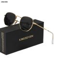 DISCHEN New style KINGSEVEN Fashion Round Sunglasses Polarized UV400 Women Men‘s Anti-glare Driving Glassses Alloy Frame Eyewear. 