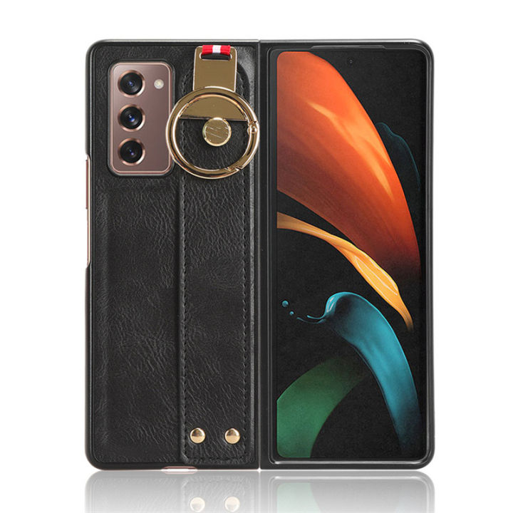 Samsung%20Galaxy%20Z%20Fold%202%20Phone%20Case,Wristband%20Strap%20Kickstand,handstrap%20Grip%20Loop%20Strap%20Leather%20Case%20for%20Samsung%20Galaxy%20Z%20Fold%202%20-%20Image%208