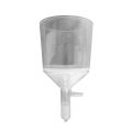 Borosilicate Glass Fine Frit Filter Funnel (G3), 24/40 Standard Taper Nipple & Vacuum Serrated Tube. 