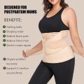 Pregnancy Belly Belly Bands 3 in 1 Pregnancy Support Belt for Pregnancy Back/Pelvic/Hip Pain, Pregnancy with Ab Support (XL:Fit Ab 46"-57.2", Black and Beige). 