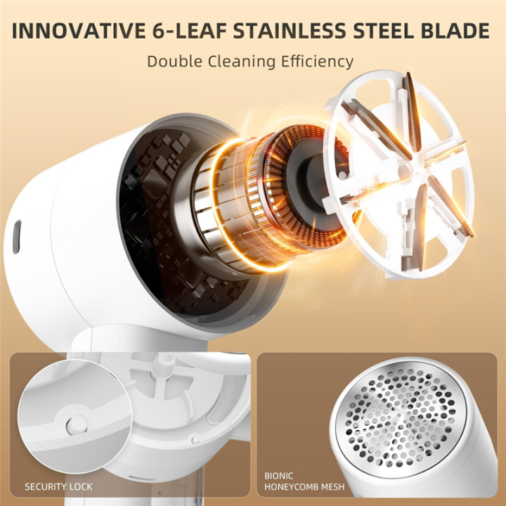 NAMUNY%20Fabric%20Shaver,%20Lint%20Remover%20Rechargeable,%20Electric%20Portable%20Sweater%20Defuzzer%20with%203%20Speeds,%206%20Leaf%20to%20Remove%20Pilling%20B%20-%20Image%209