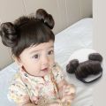 New Cute Baby Baby Wig Bangs Non-slip Photography Styling Props Baby Headwear Wig Children's Hair Accessories Wig Hat Baby's First Birthday. 