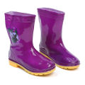 Rubber Purple Rainboot Gumboots For Kids (Colour May Vary). 
