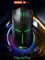 LECOO MS109 USB RGB Backlit Gaming Mouse. 