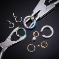 HOT 1PC Open Closed Ring Pliers Tool Surgical Steel Ear Lip Nose Rings Clamp Body Piercing Jewelry Tool Captive Bead Closure Forceps. 