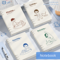 Cute A5/B5 Loose-leaf Notebook Puppy Detachable Binder Notebook Horizontal Line 60 Sheets/120 Pages Note Book Student Office Stationery. 