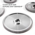 NCANRUI Metal Lathe Gears, Change Gear with Lathe Belt, Metal Gear Set for CJ0618 Mini Lathes & Milling Machines. 