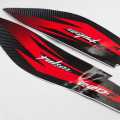Pulsar 220 Tail Visor Sticker Set 2 Pair. 