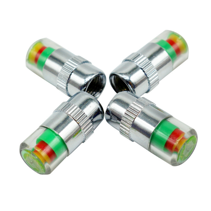 NCANRUI%208Pc%20Car%20Tire%20Pressure%20Indicator%20Tire%20Pressure%20Gauge%20Indicator%20Alert%20Monitoring%20Valve%20Cap%20Sensor%20External%20Valve%20Detection%20-%20Image%206