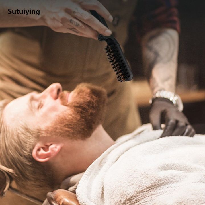 Sutuiying%201PCS%20Soft%20Boar%20Bristle%20Beard%20Brush%20Hairdressing%20Hair%20Styling%20Comb%20New%20style%20For%20Beard%20Men's%20Shaving%20Brush%20Fold%20Beard%20And%20Mustache%20Brush%20-%20Image%203