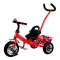 Lovely Baby Cycle with Footrest/Back Support/Storage Basket and Parent Push Handle Control for 3 Year Old Kids. 