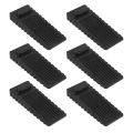ARELENE 12 Pack Door Stopper Rubber Wedge - Sturdy and Stackable Door Stoppers - Slip-Resistant Rubber Door Stop Works on All. 