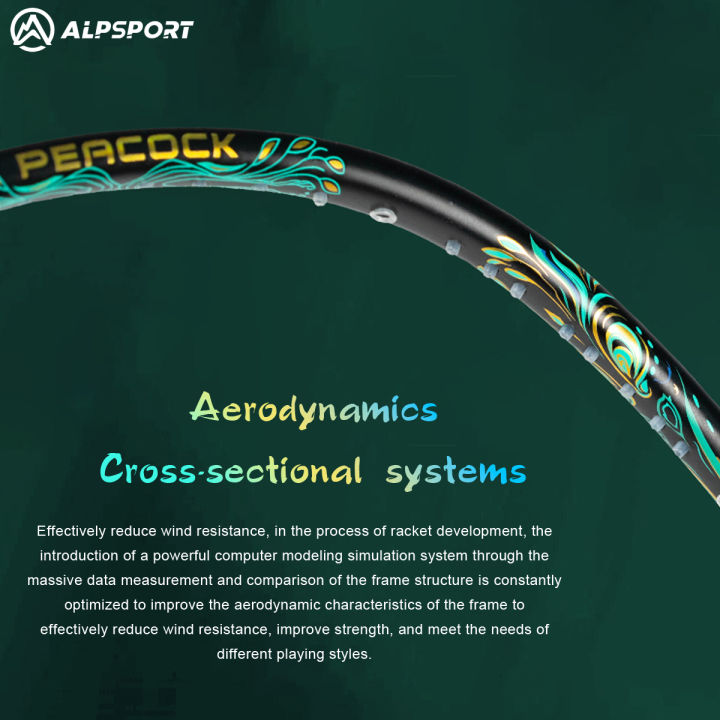 ALP%20Peacock%204U%20Premium%20Full%20Carbon%20Fiber%20Head-Heavy%20Offensive%20Racket%20for%20Advanced%20Players%20and%20Professionals%20100%25%20Original,%20Supports%20Custom%20Weight%20(24-34%20lbs),%20High-End%20Custom%20Racket%20-%20Image%205