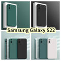 Original For Samsung Galaxy S22 Silicone Full Cover Case Straight edge Phone Case Cover. 
