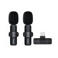 BY-MW3 Wireless Microphone – Type C + Lightning. 