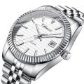 004D Clock Men's Quartz Watch Luminous Luxury Chenxi Stainless Steel Men's Waterproof Date Men's Casual Men's Watch. 