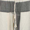 White/Grey Cotton Harem Pants For Men. 