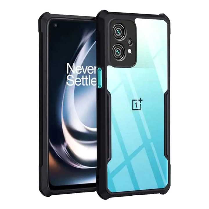 Ipaky Case With Back Transparent And Soft Edge For One Plus Nord Ce2 Lite (5G)