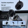 Multi-function 360 Degrees Rotation Car Magnetic Phone Holder Anti-Shake Strong Magnetic Suction Cup Car Mount 360° Folding Non-slip Foldable Car Phone Holder Automobile. 
