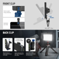 OYPFXMI VL67C RGB Selfie Light with APP Control, 94 LED Camera Light, Portable Front & Back Phone Clip for Video Conference. 