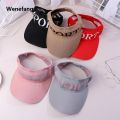 Wenefang Summer Sun Hats Men Women Adjustable UV Protection Top Empty Sales promotion Hats Solid Sport Tennis Golf Running Sunscreen Baseball Cap. 