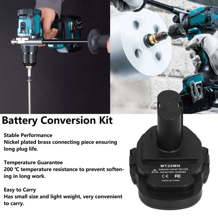 Battery Adapter Converter Conversion Kit Dock Power Connector Accessory ...