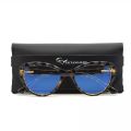 Blue Ray Cut Animal Print Cat Eye Trendy Computer glasses For Unisex. 