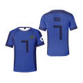 ru BacHyoma chi Soccer Gi Yoi Anime Blue Lock Isa Jersey T-Shirt Cosplay Chigiri Meguhira T-Shirt Children's Wear. 