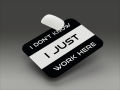 I Don't Know I Just Work Here Printed Mouse Pad | Computer & Laptop Mouse Pad. 