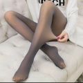 Chinese Warm Winter Fake Skin Transparent High Waist Stretchy Leggings Stockings For Women | Winter Stocking For Women. 