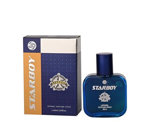 JD INTERNATIONAL STAR BOY BLUE Unisex Perfume - 60ml | Long-Lasting Fragrance | Premium Apparel Fragrance for Men and Women | Unleash Your Star PowerFROM INDIA)JEZ