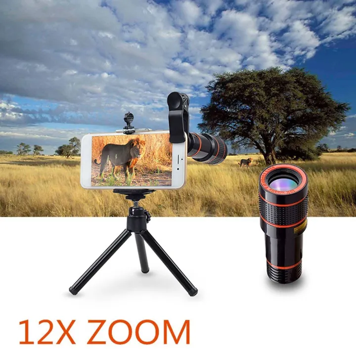 Phone%20Camera%20HD%20Lens%20Universal%20Clip-on%2012X%20Zoom%20Cell%20Phone%20Telescope%20Lens%20-%20Image%207