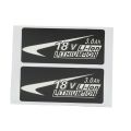 NCANRUI 10 Sets of BL1830 Label Lithium Ion Battery 18V 4.0Ah Sticker Label Suitable for 18V Battery Logo. 
